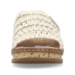 Rieker bebújós női bézs mix papucs 629X8-60