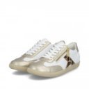 Rieker fűzős cipzáros női fehér sneaker sportcipő L9700-81