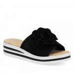 Rieker fekete fehér mix női tépőzáras papucs V0252-00 Női Rieker