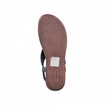 Rieker kék mix női bebújós szandál V7561-14