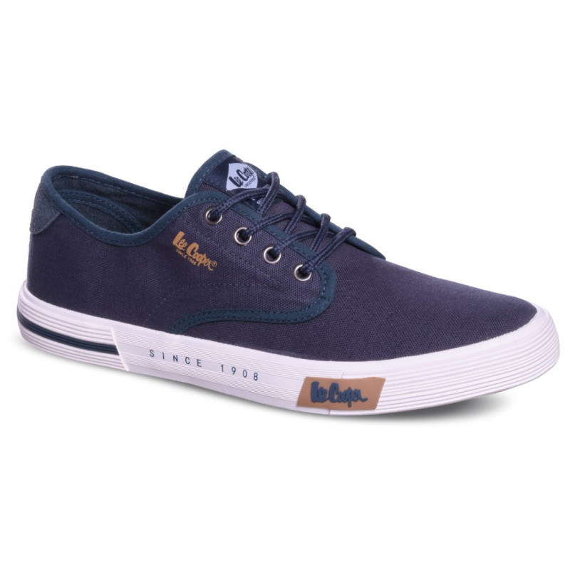 Lee Cooper férfi kék vászon tornacipő LCW-26--02-4087M 07836