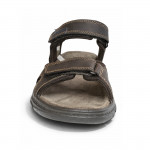 Imac férfi 3 tépőzáras barna bőr szandál 103890-3474-009 07806