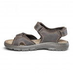 Imac férfi 3 tépőzáras barna bőr szandál 103890-3474-009 07806