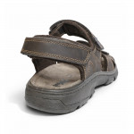 Imac férfi 3 tépőzáras barna bőr szandál 103890-3474-009 07806