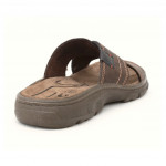 Imac férfi barna keresztpántos bőr papucs 103870-3474-009 07807