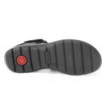 Imac fekete női tépőzáras bőr szandál 107940-1400-011 07808