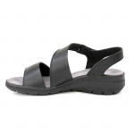 Imac fekete női tépőzáras bőr szandál 107940-1400-011 07808