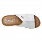 Fly Flot világos szürke női bőr papucs 59G07-TG 07815