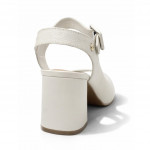 Bottero törtfehér női magassarkú bőr szandál 372008-9 07816