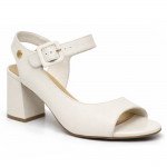 Bottero törtfehér női magassarkú bőr szandál 372008-9 07816