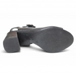 Bottero fekete női magassarkú bőr szandál 372008-10 07817
