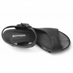 Bottero fekete női magassarkú bőr szandál 372008-10 07817