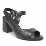 Bottero fekete női magassarkú bőr szandál 372008-10 07817