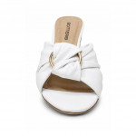 Bottero fehér női magas sarkú bőr papucs 373702-1