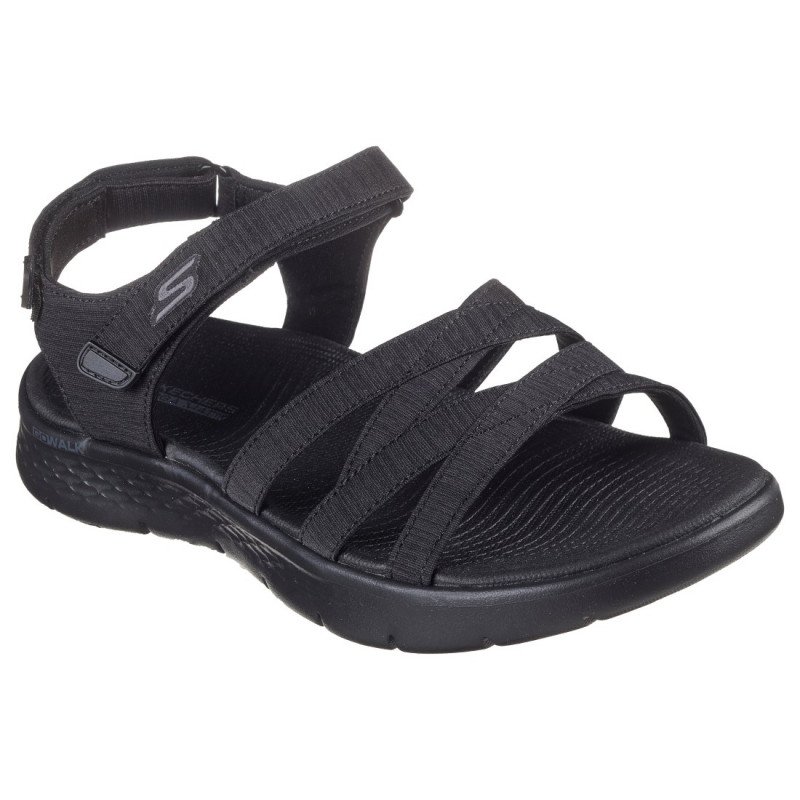 Skechers Go Walk Flex Sandal Sunshine fekete női szandál 141450-BBK
