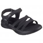 Skechers Go Walk Flex Sandal Sunshine fekete női szandál 141450-BBK Női Skechers