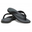 Crocs Coast Flip lábujjközös papucs fekete-szürke 212035-0DD