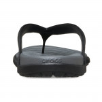 Crocs Coast Flip lábujjközös papucs fekete-szürke 212035-0DD