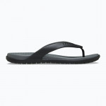 Crocs Coast Flip lábujjközös papucs fekete-szürke 212035-0DD