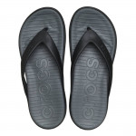 Crocs Coast Flip lábujjközös papucs fekete-szürke 212035-0DD