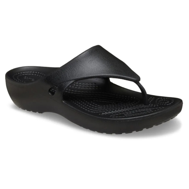 Crocs Kadee Wedge Flip női fekete lábujjközös női papucs 212034-001
