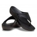 Crocs Kadee Wedge Flip női fekete lábujjközös női papucs 212034-001
