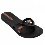 Ipanema Kirei Chic női flip-flop fekete barna papucs 83673-BB740