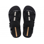 Ipanema Drip Intense fekete kombi női lábujjközös szandál 83773-BN862