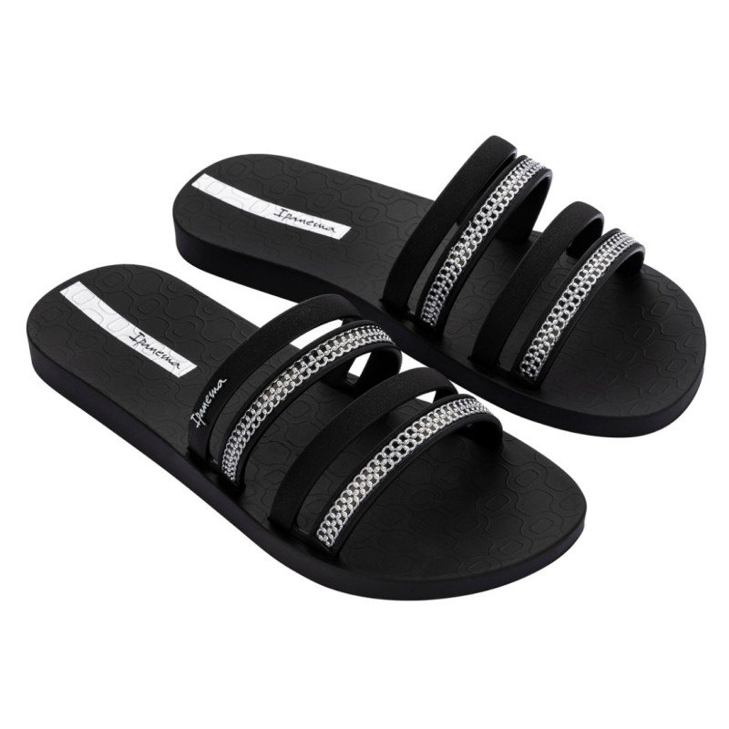 Ipanema Mesh Slide II fekete női strandpapucs 83751-BP394