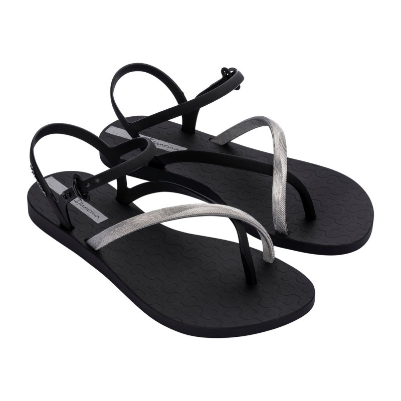 Ipanema Elegant Sandal fekete női lábujjközös szandál 83782-BN808