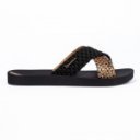 Ipanema Sense Slide fekete kombi női keresztpántos strandpapucs 27214-BP205