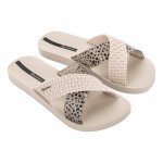 Ipanema Sense Slide bézs kombi női keresztpántos strandpapucs 27214-BP206