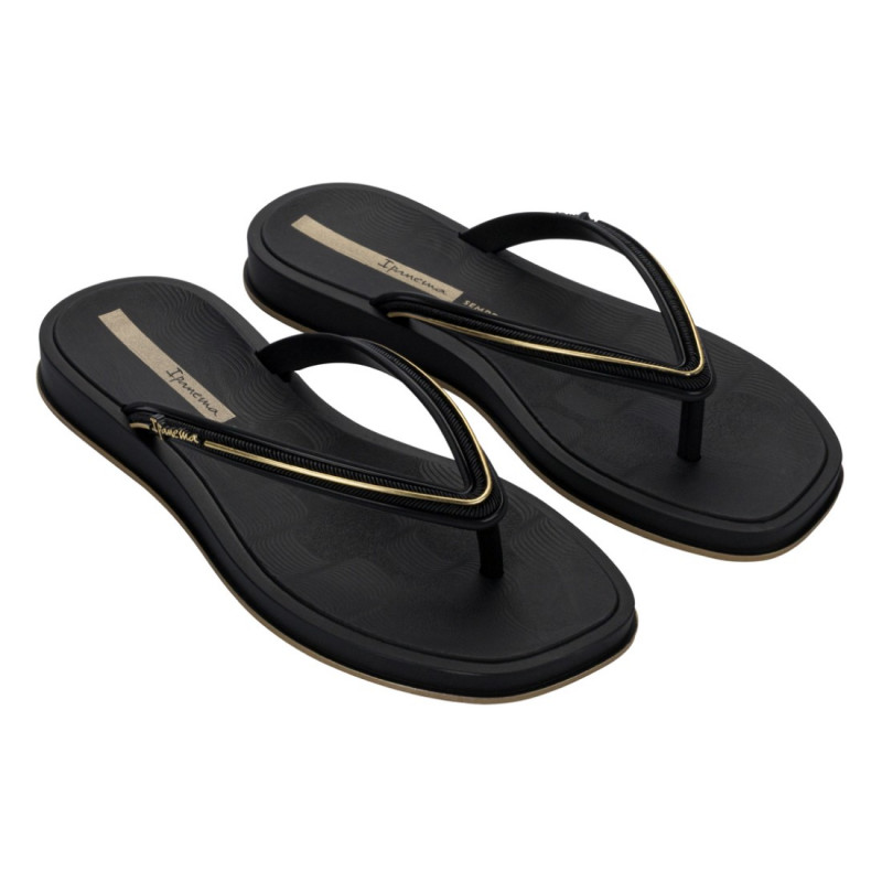 Ipanema Glowe AD fekete kombi női láujjközös strandpapucs 27398-BR745