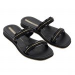 Ipanema Glow Slide fekete kombi női fix pántos strandpapucs 27400-BR775 Női Ipanema