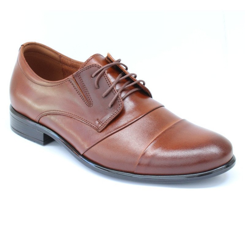 Lavaggio elegáns barna férfi félcipő 2520-B3-GUMA 07849