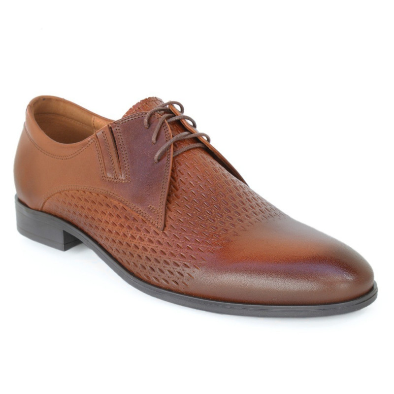 Lavaggio elegáns barna perforált férfi félcipő 2513-B3 07851