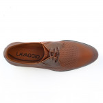 Lavaggio elegáns barna perforált férfi félcipő 2513-B3 07851