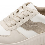 Jana bézs kombi platformos női sneaker félcipő 23666-45-490 07853