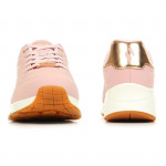 Skecher Uno Gen1 Shimmer Wave lányka - női fűzős sneaker cipő 310286L-PNK