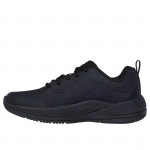 Skechers Microspec Advance Coastal Cruisin fekete lányka–női fűzős sneaker 303576L-BBK