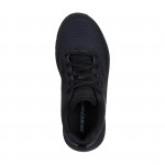 Skechers Microspec Advance Coastal Cruisin fekete lányka–női fűzős sneaker 303576L-BBK