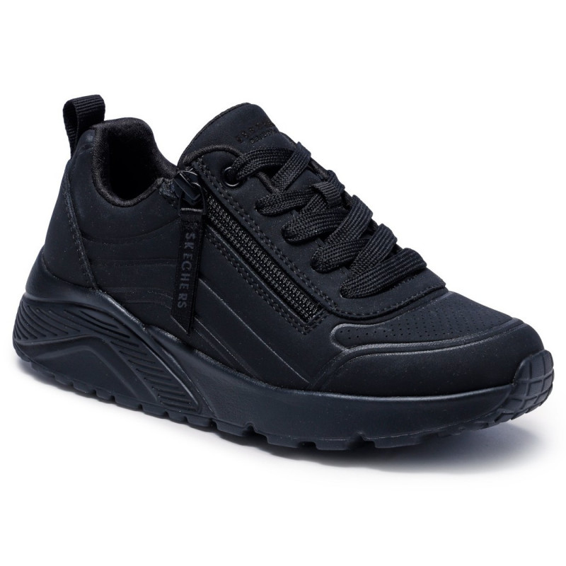 Skechers Uno Lite Easy ZIP lányka - női fűzős sneaker cipő 310387L-BBK