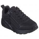 Skechers Uno Lite Easy ZIP lányka - női fűzős sneaker cipő 310387L-BBK