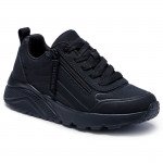 Skechers Uno Lite Easy ZIP lányka - női fűzős sneaker cipő 310387L-BBK Gyerek Skechers