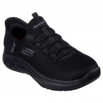 Skechers Slip-Ins Summits SR Enslee fekete bebújós női munkacipő 108144EC-BBK Női Skechers