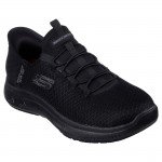 Skechers Slip-Ins Summits SR Enslee fekete bebújós női munkacipő 108144EC-BBK Női Skechers