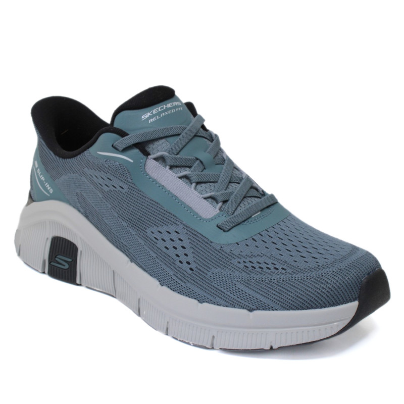 Skechers Slip-Ins Relaxed Fit Flex Zayder férfi bebújós sportcipő 233218-SLT