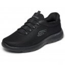 Skechers Summits Corlen fekete bebújós férfi sportcipő 233049-BBK