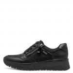 Jana női fűzős cipzáras fekete sneaker félcipő 23762-45-007 07863