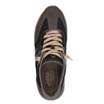 Jana Step In bebújós női fekete kombi sneaker félcipő 23785-47-098 07867